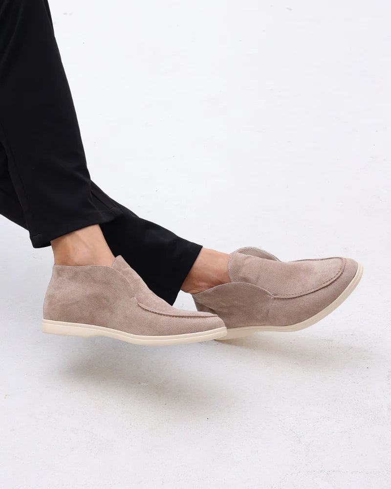 ZENV High Suede Loafers