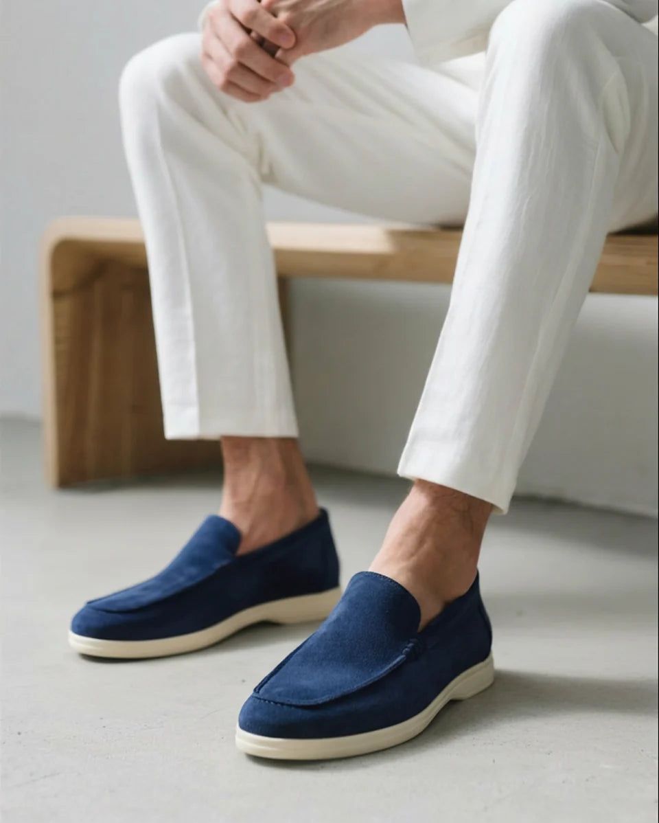 ZENV Suede Loafers